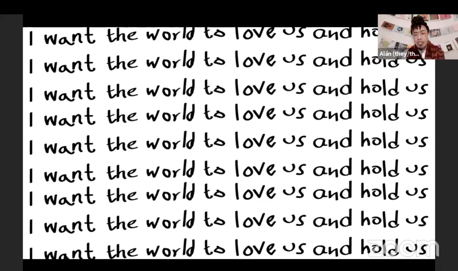 paleaz lopez, i want the world to love us